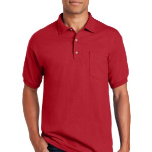Gildan DryBlend 6-Ounce Jersey Knit Sport Shirt with Pocket. 8900