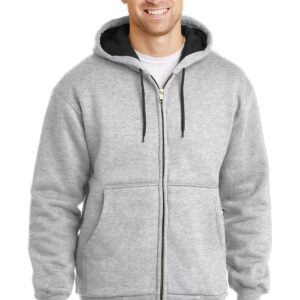 CornerStone® - Heavyweight Full-Zip Hooded Sweatshirt with Thermal Lining.  CS620