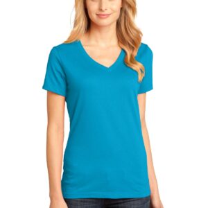 District - Women's Perfect Weight V-Neck Tee. DM1170L