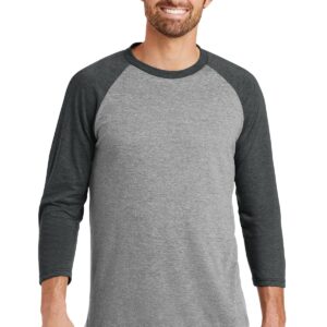 District  Perfect Tri 3/4-Sleeve Raglan. DM136
