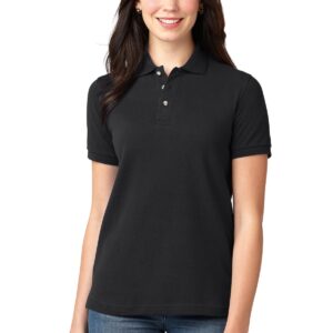 Port Authority Ladies Heavyweight Cotton Pique Polo.  L420