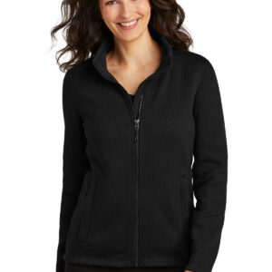Port Authority® Ladies Arc Sweater Fleece Jacket L428