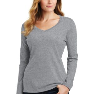 Port & Company Ladies Long Sleeve Fan Favorite V-Neck Tee. LPC450VLS