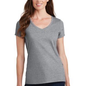 Port & Company Ladies Fan Favorite V-Neck Tee. LPC450V