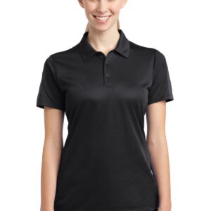 Sport-Tek Ladies PosiCharge Active Textured Colorblock Polo. LST695