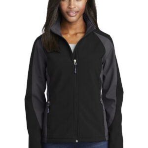 Sport-Tek® Ladies Colorblock Soft Shell Jacket. LST970
