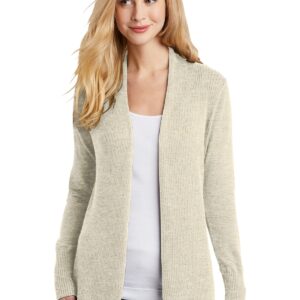 Port Authority Ladies Open Front Cardigan Sweater. LSW289