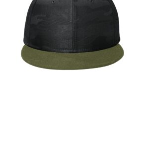 New Era  Camo Flat Bill Snapback Cap NE407