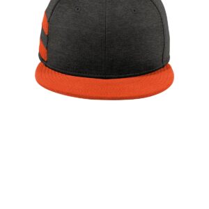 New Era  Shadow Heather Striped Flat Bill Snapback Cap NE408