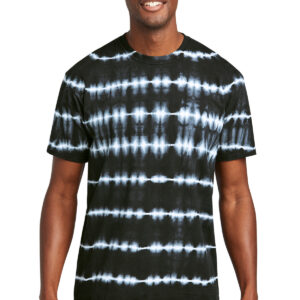 Port & Company Allover Stripe Tie-Dye Tee PC142