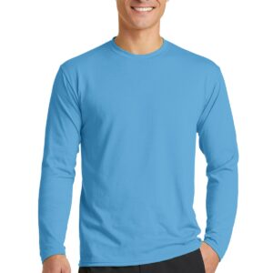 Port & Company Long Sleeve Performance Blend Tee. PC381LS