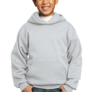 Port & Company® - Youth Core Fleece Pullover Hooded Sweatshirt.  PC90YH