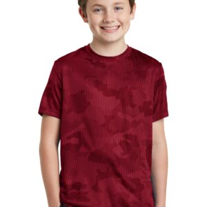 Sport-Tek Youth CamoHex Tee. YST370