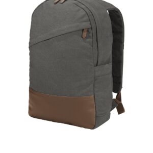 Port Authority  Cotton Canvas Backpack. BG210
