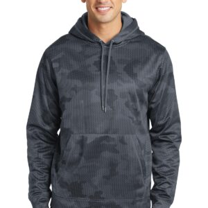 Sport-Tek® Sport-Wick® CamoHex Fleece Hooded Pullover. ST240